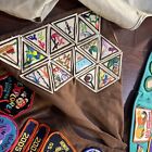Vintage Brownies   Girl Scouts Brown Tan Green Vest Uniform - Pins   Patches