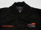 2018 Nwt Holloway Wool leather Jacket  Palm Beach  Fl Equestrian Embroidered  Xl