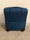 Samsonite Underseat Carry On Luggage Rolling Travel Bag Teal Spinner New With Ta