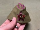 Wwii Soviet Russian M1941 Officer Overseas Pilotka Cap W insignia-large