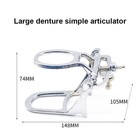 Dental Lab Articulator Chrome Plated Adjustable Denture Low high Arch crown Opt