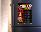 Kansas City Chiefs 2026 Football Schedule Magnet  5 X 7 Inches  High Definition