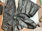 Motorcycle Rain Boot Covers Xl Zipper Reflective Stripe Black