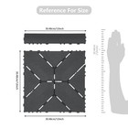 44 Pack 12 x12  Plastic Interlocking Deck Tiles  Waterproof Outdoor Patio Floor