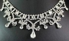 Sexy Clear Austrian Rhinestone Crystal Necklace Earrings Set Wedding Prom N1434