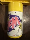 1986 Jem The Holograms Yellow Plastic Lunchbox   Thermos Set
