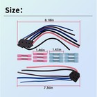For 1981-87 Gm Chevy Power Window Door Lock Switch Wire Pigtail Connector New