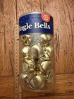 Gold Tone 35mm Christmas Jingle Bells 20 Pc  Pack Craft Supply Wreath Sleigh New