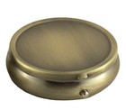 Pill Box Case Organizer Holder Decorative Metal Round Small Pocket Purse Travel 