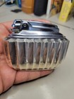 Vintage Ronson Silver Plated Tabletop Cigarette Lighter England  working 