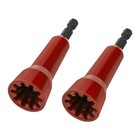 2pcs Wire Twister  Wire Spin Twister Nut With 1 4 Inch Chuck Wire Twisting
