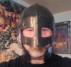 Medieval Viking Raven Helmet Chain Mail Battle Ready Armor Helmet Replica