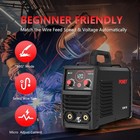 120a Flux Core Mig Welder 110v - 3 In 1 Gasless Mig stick lift Tig Welding Ma   