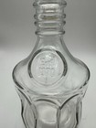 Vintage Glass Liquor Decanter With Stopper     estd 1870    On Bottle