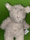 Jellycat Tot Sheep Curly Hair Plush White 8    Rare Htf