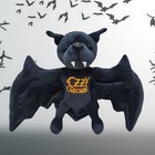 35cm Ozzy Osbour Rock Style Bat Plush Toy Funny Stuffed Doll Gift For Music Fans