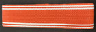 Vintage New Lawn Chair Replacement Webbing-orange With White Stripes -16   x 2 5   