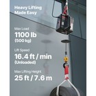 Uimoso 2-in-1 Electric Hoist Winch 1100 Lbs With Manual And Wireless Control