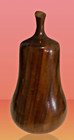 Vtg Hand Turned Wooden Apple   Pear Mcm Carved Fruit Decor Set Of 2 Sz Large