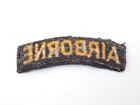 Original Vietnam War Us Army Airborne Rocker Tab Patch