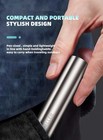 Ear And Nose Hair Trimmer With Led Display Usb Rechargeable Water Resistant