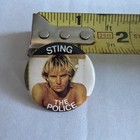 The Police Sting Pinback Pin Button Lot Of 3 Vintage 1980   s
