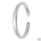 Usa Seller Toe Ring Adjustable Sterling Silver 925 Fashion Beach Jewelry Gift