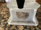 Heinz Vinegar Cider Barrel Dispenser Vintage Original Frosted Glass