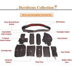 10 In 1 Tactical Duty Belt security Military Belt With Pouches rig Police Mol   