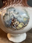 Antique George And Martha Porcelain Water Pitcher Gold Trim Beautiful