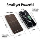 Rechargeable Portable Fm Radio Digital Lcd Screen W  2 5w Stereo   Bluetooth 5 0