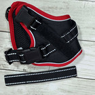 Service Dog Harness  Emotional Support Pet Vest Harness  Red   Black Size S