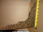 Vtg  Cast Iron Metal Wall Shelf Ornate Bracket Architectural Gothic Antique 10x8