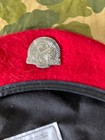 1980s Usaf Combat Control Bancroft Beret     Badge  Liner   Drawstrings Present