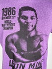 Iron Mike Tyson 1986 World Heavyweight Champion Purple T-shirt Men s Medium