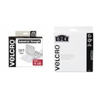 Heavy Duty Hook And Loop Tape 15ft X 2in 10ft X 1in White Titanium Bundle