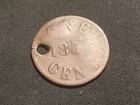 1855 Prince Edward Island  Fisheries agriculture One Cent Token - Free Shipping