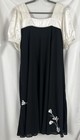 Vintage Hawaiian Muumuu Women s Dress Flowers One Size Handcrafted Embroidered