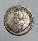 1919 Canada Silver Five Cents Circulated Fine Condition Canadian Coin 5c
