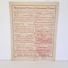 Antique 1914 The Little Trombone Piano Solo Sheet Music By Jessie L Gaynor