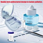 Contact Lens Case Kit With Cleaner Washer  Contact Lenses Applicator Removal    