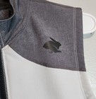 Womens Small Rabbit Running Swish Vest 2 0 Gray White Full Zip Pockets