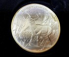 Vintage Les Kouba Heading For The Swamp Silver Plate Collector Coin Large Nahc
