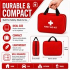 First Aid Kit 160 Pcs Camping Emergency Survival Kit For Car Home Office Hiking