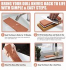 Knife Sharpening Stone Set Professional Whetstone 4 Side Grit 400 1000 3000 8000