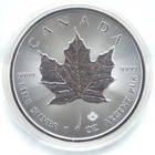 2017 W Canada  5 1oz Maple Leaf  9999 Silver Coin In Capsule
