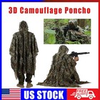3d Leaf Woodland Ghillie Suit Camouflage Clothing For Hunting Bird Watching New