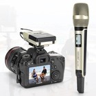 Uhf Wireless Handheld Microphone Mic System For Canon Nikon Dslr Camera Video Dv