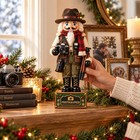 Photographer Nutcracker Christmas Wooden Block Tabletop Decor Christmas Gift