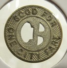 1944 Omaha  Ne   Council Bluffs St  Ry  Co  Transit Trolley Token - Nebraska